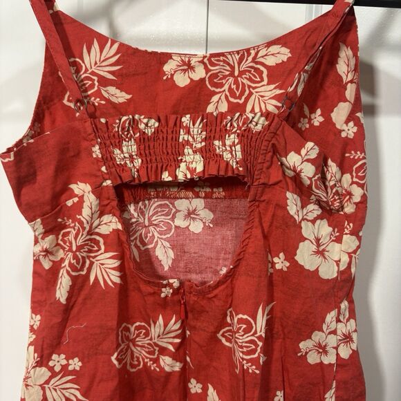 Wild Fable Mini Dress Womens S Red Floral Y2K Cottagecore Summer Vacay Sundress - Picture 3 of 9